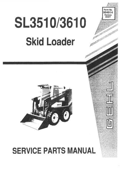 gehl 3510 skid steer parts|Gehl® SL3510 Parts .